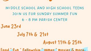 Summer HS and MS Events