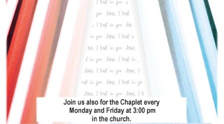 Divine Mercy Sunday, April 27th