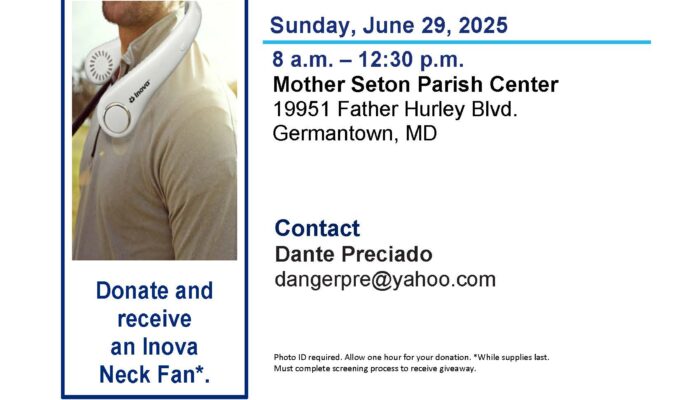Mother Seton Parish Blood Drive