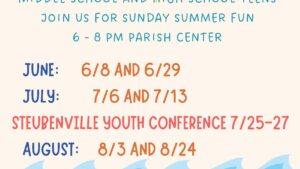Youth Group Summer Events