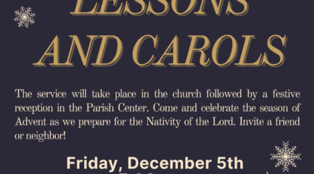 Lessons and Carols.
