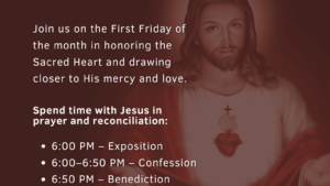 First Friday Devotion