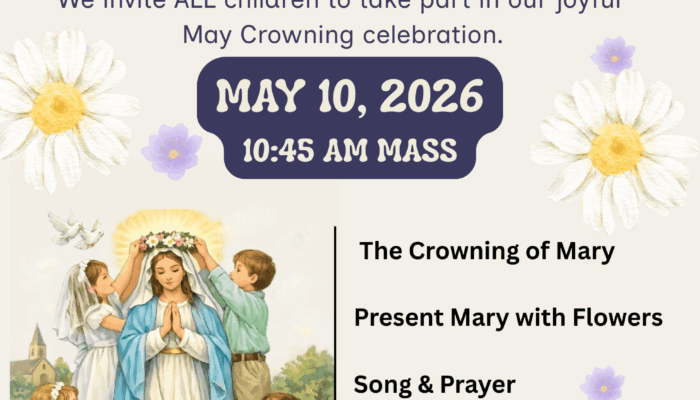 May Crowning May 10th