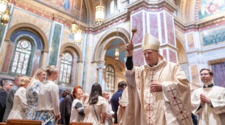 Easter Visit of Cardinal McElroy, April 19