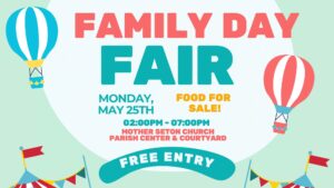 Family Day Fair – Monday May 25th