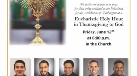 Feast of the Sacred Heart – Pray for Our Ordinands.